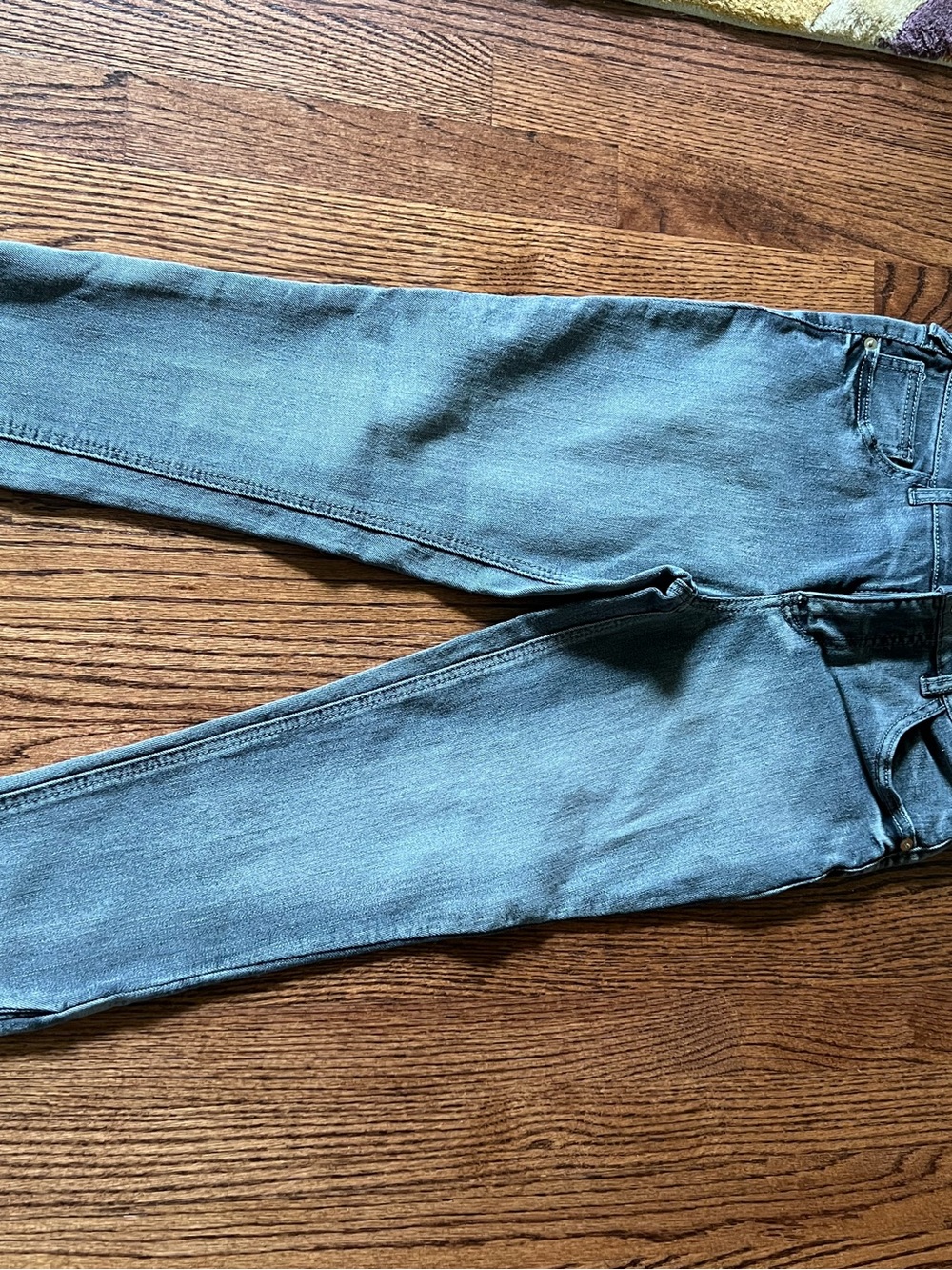 love, Fire Light Blue Skinny Jeans cropped